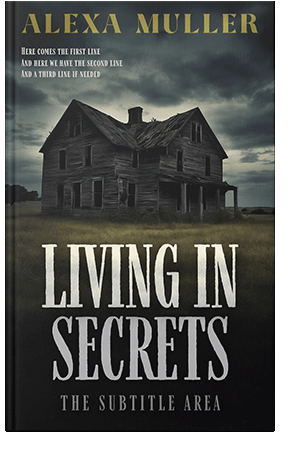 Pre Made Book Cover Outer Space