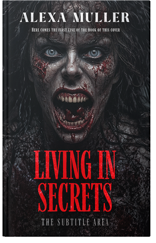 Front view of Premade Mystery & Thriller & Suspense Book Cover - Woodsmoke