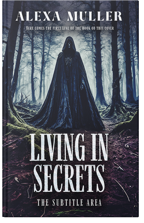 Front view of Premade Mystery & Thriller & Suspense Book Cover - Tiara