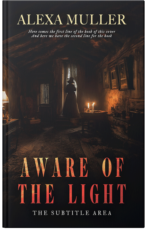 Front view of Premade Mystery & Thriller & Suspense Book Cover - Cocoa Brown