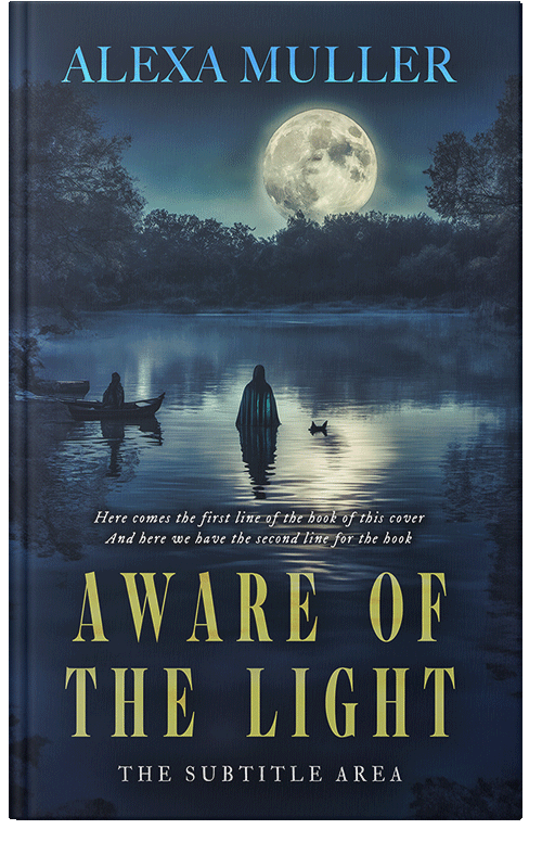 Front view of Premade Horror Book Cover - Cloud Burst