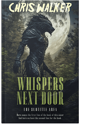 Pre Made Book Cover Outer Space