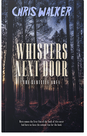 Premade Book Cover Steel Gray