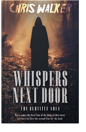 Pre Made Book Cover Tan