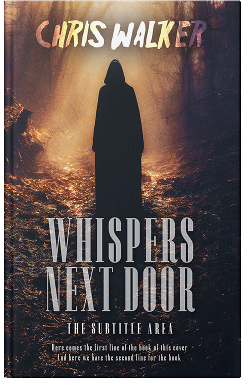 Front view of Premade Mystery & Thriller & Suspense Book Cover - Tan