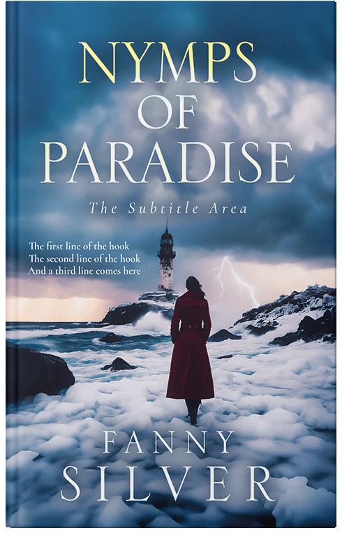 Front view of Premade Romance Book Cover - Kashmir Blue