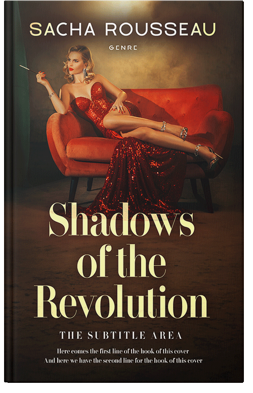 Front view of Premade Historical Book Cover - Coffee Bean