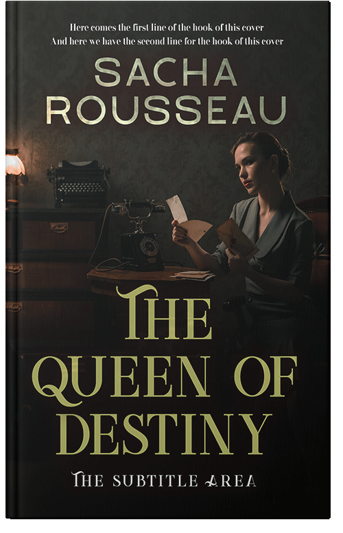 Front view of Premade Romance Book Cover - Zeus