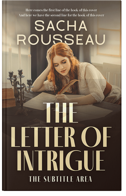 Front view of Premade Historical Book Cover - Sapling