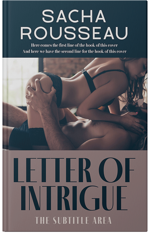 Front view of Premade Erotica Book Cover - Ebony Clay