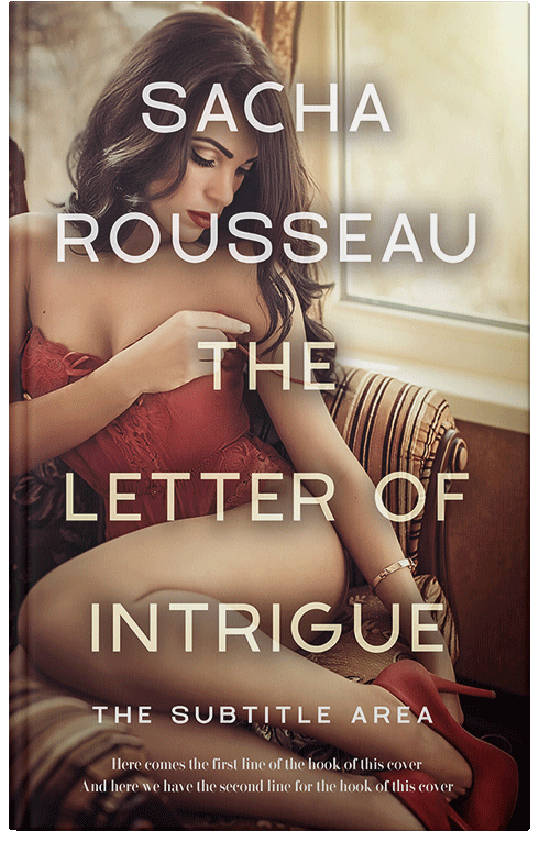 Front view of Premade Erotica Book Cover - Sandal