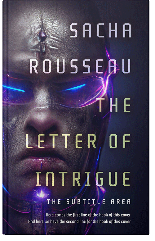 Front view of Premade Abstract Book Cover - Revolver #15124 | BookCoverZone