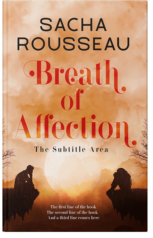 Front view of Premade Romance Book Cover - Tacao