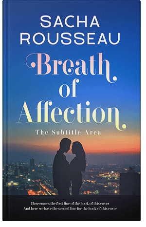 Premade Book Cover Fun Blue