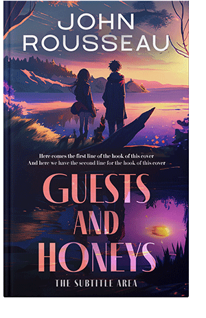 Pre Made Book Cover Petite Orchid