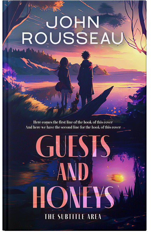 Front view of Premade Romance Book Cover - Petite Orchid