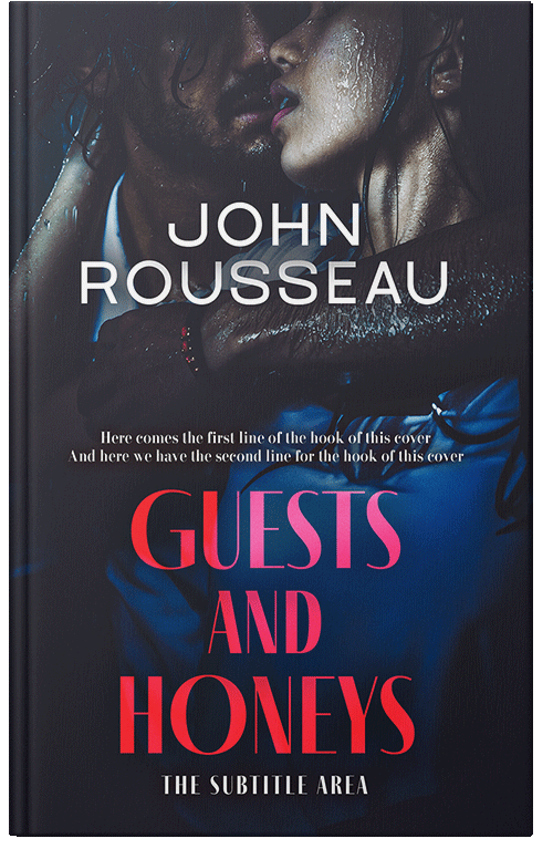 Front view of Premade Erotica Book Cover - Steel Gray