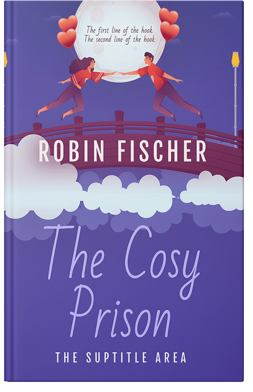 Front view of Premade Romance Book Cover - Butterfly Bush