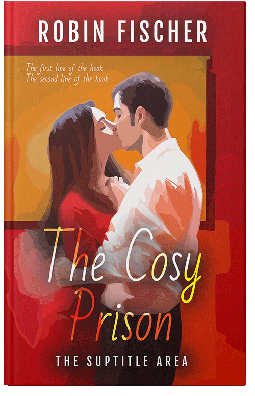 Front view of Premade Romance Book Cover - Piper