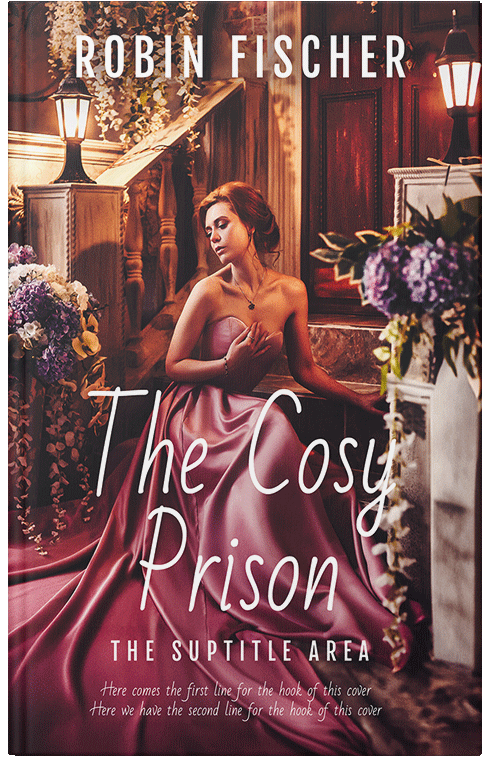 Front view of Premade Romance Book Cover - Crater Brown