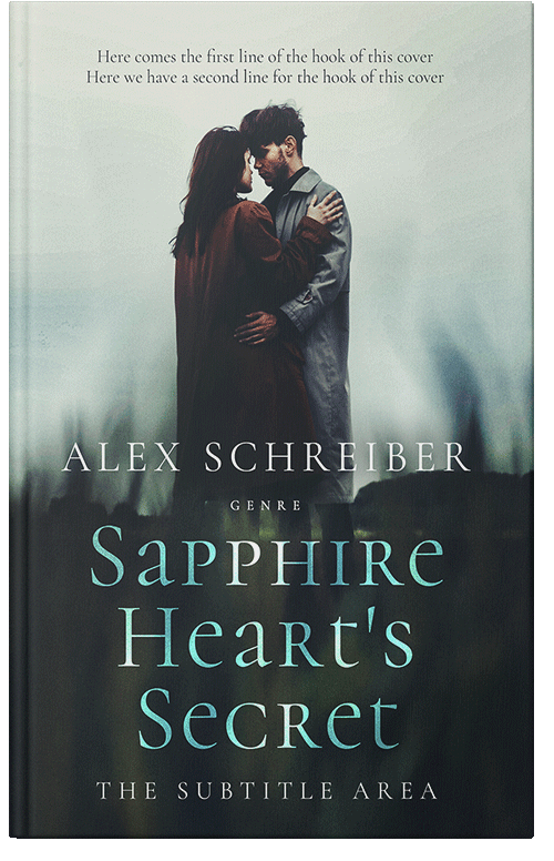 Front view of Premade Romance Book Cover - Outer Space