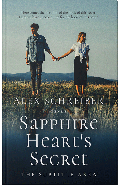 Front view of Premade Romance Book Cover - Green Spring