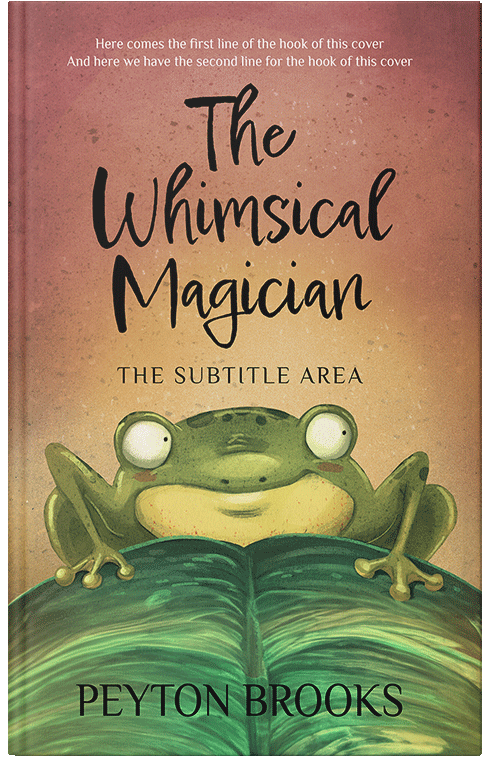 Front view of Premade Children's Book Cover - Muesli