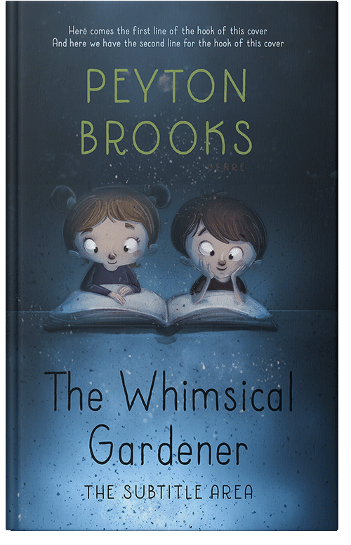 Front view of Premade Education Book Cover - Cloud Burst