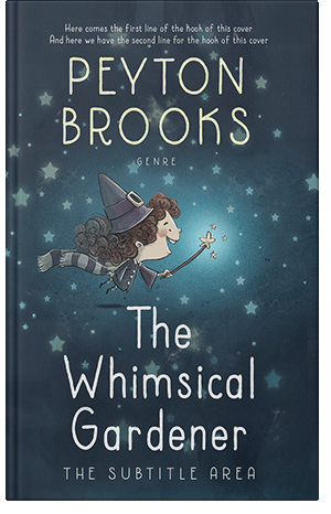 Premade Book Cover Pickled Bluewood