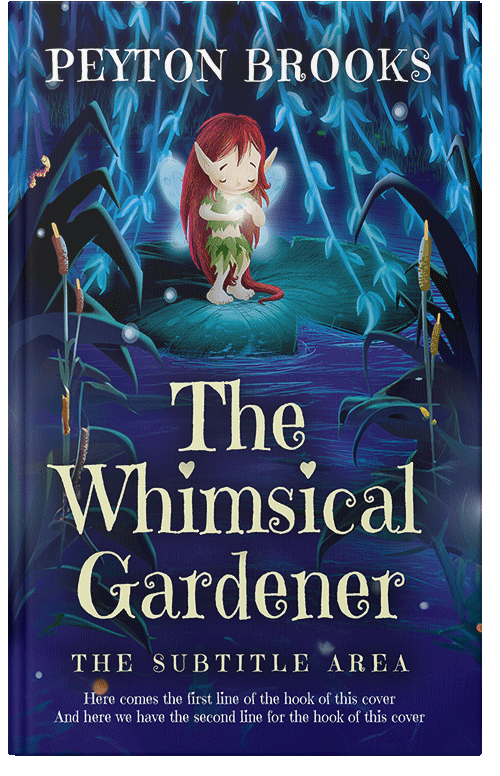 Front view of Premade Fantasy Book Cover - Bunting