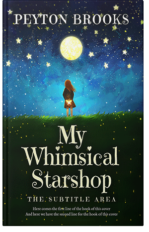 Premade Book Cover Black Bean