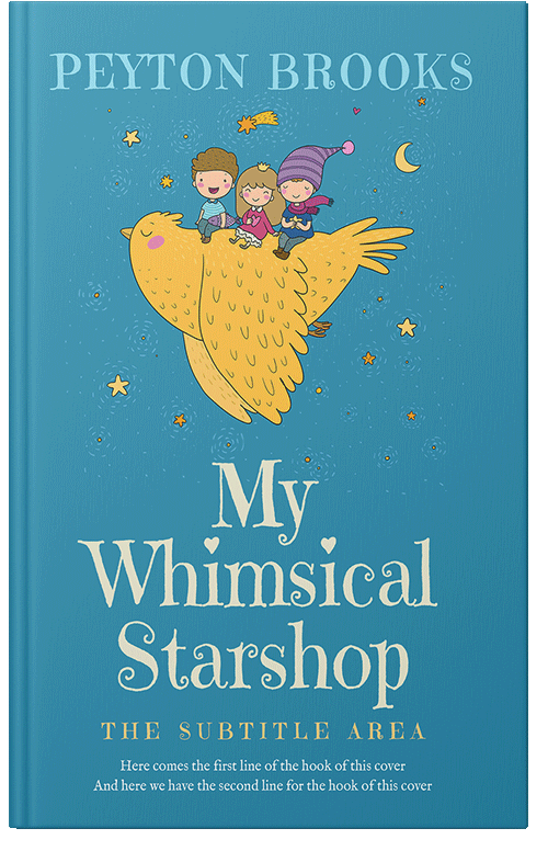 Front view of Premade Fantasy Book Cover - Boston Blue