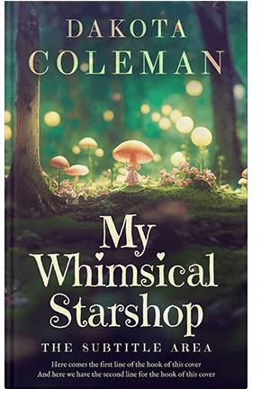 Pre Made Book Cover Outer Space