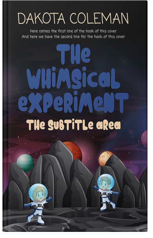 Front view of Premade Science Fiction Book Cover - Steel Gray