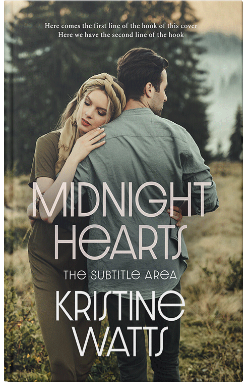 Front view of Premade Romance Book Cover - Heavy Metal