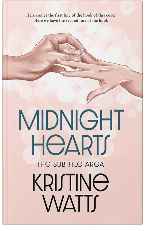 Front view of Premade Romance Book Cover - Linen