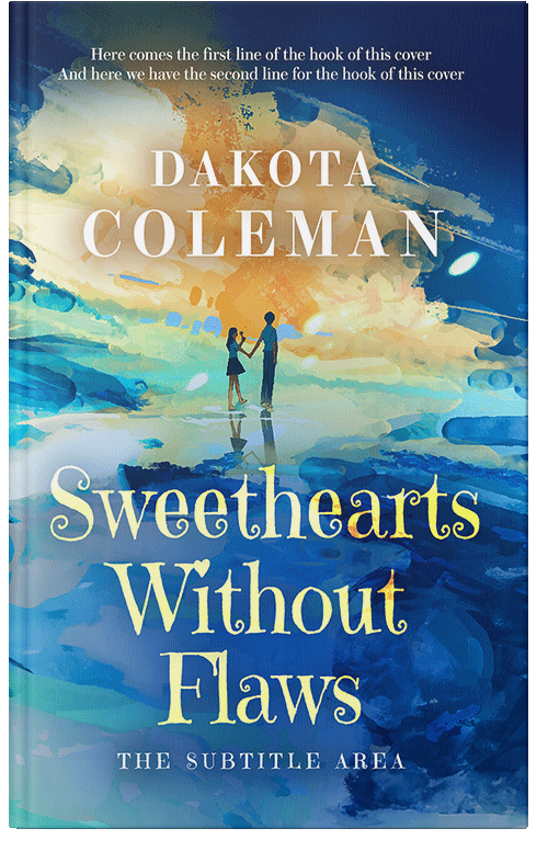 Front view of Premade Romance Book Cover - Winter Hazel