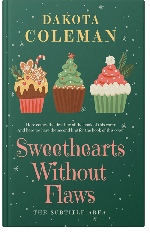 Front view of Premade Children's Book Cover - Green Pea