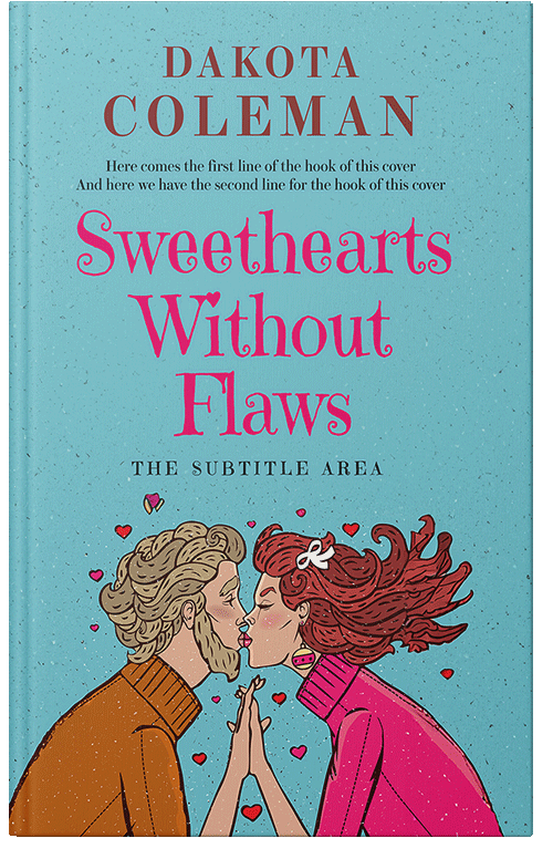 Front view of Premade Romance Book Cover - Half Baked