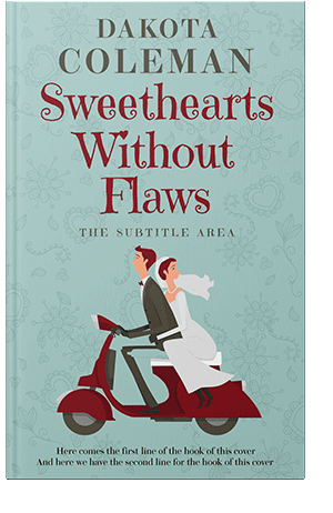 Pre Made Book Cover Opal