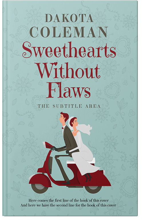 Front view of Premade Romance Book Cover - Opal