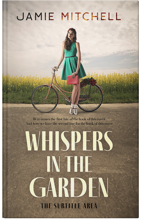 Front view of Premade Literary Fiction Book Cover - Domino