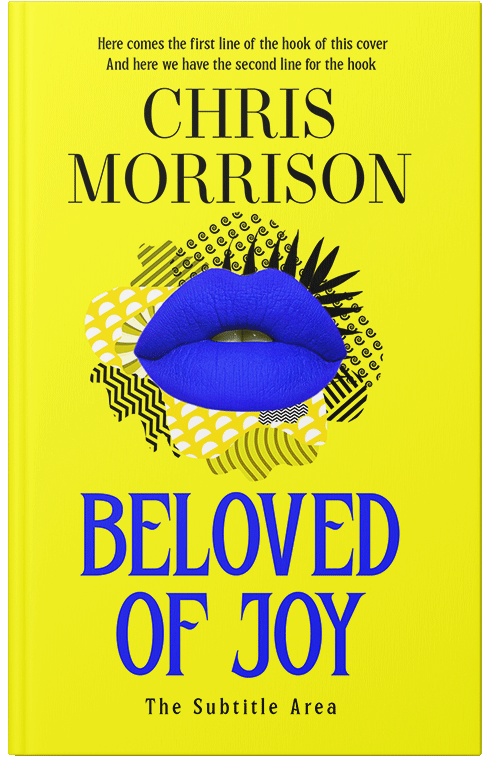 Front view of Premade Chick Lit Book Cover - Persian Blue