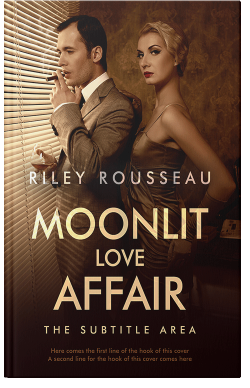 Front view of Premade Historical Book Cover - Brandy