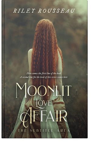 Premade Book Cover Taupe