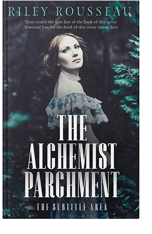 Pre Made Book Cover Ebony Clay