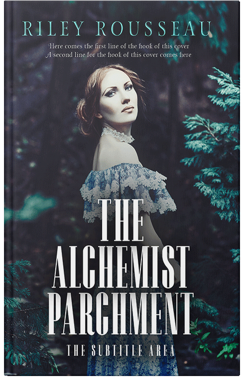 Front view of Premade Historical Book Cover - Ebony Clay