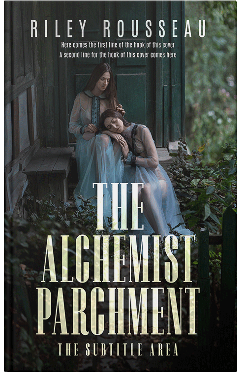 Front view of Premade Historical Book Cover - Heavy Metal