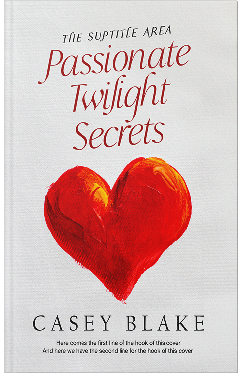 Front view of Premade Romance Book Cover - Desert Storm