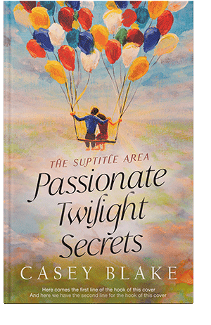 Pre Made Book Cover Soft Amber